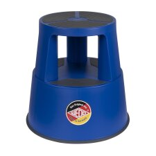 WEDO Rollhocker SuperStep aus Kunststoff blau / RAL 5002