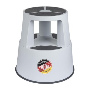 WEDO Rollhocker SuperStep aus Kunststoff lichtgrau / RAL7035
