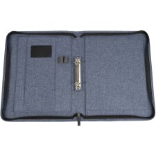 WEDO Ringbuchmappe "DENIM A4 aus Polyester blaumeliert