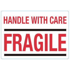 rillprint Hinweisetiketten "HANDLE WITH CARE /...