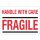 rillprint Hinweisetiketten "HANDLE WITH CARE / FRAGILE" 500 Etiketten 70 x 100mm