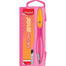 Maped Zirkelkasten STUDY NEON farbig zufällige Farbe...