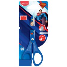Maped Bastelschere SUPERMAN rund 130 mm blau