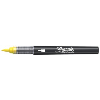 Sharpie Kreativmarker ACRYLIC Pinselspitze gelb