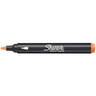 Sharpie Kreativmarker ACRYLIC Rundspitze orange