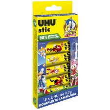 UHU Klebestift stic SONIC Collection Box mit 8x 8,2 g
