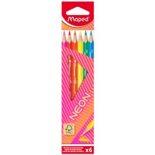 Maped Dreikant-Buntstift NEON 6er Kartonetui