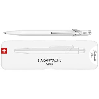 CARAN DACHE Druckkugelschreiber 849 Fluo Line weiß