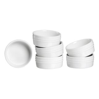 Ritzenhoff & Breker Schalen-Set BIANCO 55 ml 6-teilig aus Porzellan weiß