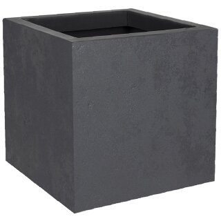 EDA Pflanzgefäß BASALT UP quadratisch 295 mm anthrazit