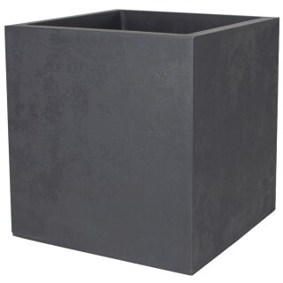 EDA Pflanzgefäß BASALT doppelwandig 395 mm anthrazit