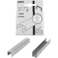 BRÜDER MANNESMANN Heftklammern 12 mm verzinkt 1.000...