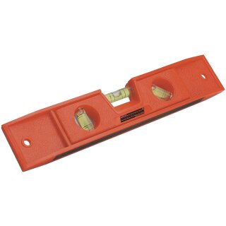 BRÜDER MANNESMANN Wasserwaage "Torpedo" Länge: 225 mm orange