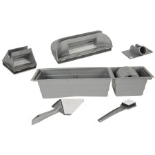 BRÜDER MANNESMANN Maler-Set 9-teilig grau