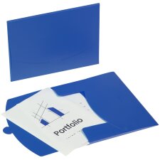 PAGNA Dokumententasche "Wallet" DIN A4 PP blau