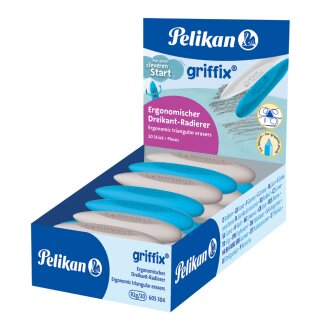 Pelikan griffix Dreikant-Radierer im Display 20 Radierer