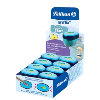 Pelikan griffix Doppel-Spitzdose im Display 8 Spitzdosen