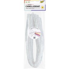 folia Chenilledraht Länge: 500 mm irisierend 10...