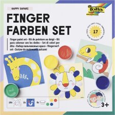 folia Fingerfarben-Set "HAPPY SAFARI"