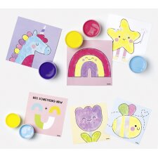 folia Fingerfarben-Set "SWEET RAINBOW"