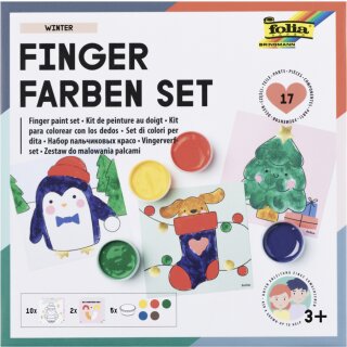folia Fingerfarben-Set "WINTER"
