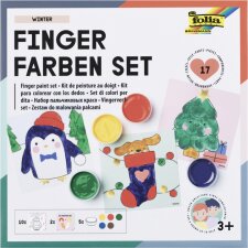 folia Fingerfarben-Set "WINTER"