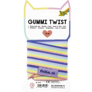 folia Gummi-Twist RAINBOW 4 m