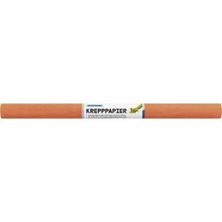 folia Krepppapier-Rolle (B)500 mm x (L)2,5 m hellrotorange