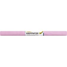 folia Krepppapier-Rolle (B)500 mm x (L)2,5 m hellrosa