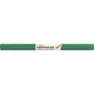 folia Krepppapier-Rolle (B)500 mm x (L)2,5 m moosgrün