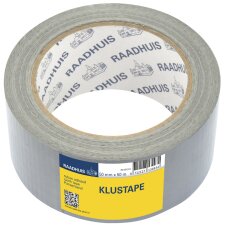 RAADHUIS Gewebeband 50 mm x 50 m silber
