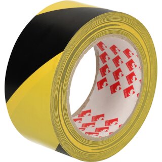 RAADHUIS Bodenmarkierungsband 50 mm x 33 m schwarz / gelb 3 Stück
