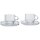 Ritzenhoff & Breker Espresso-Set AMERICANO 4-teilig aus Klarglas