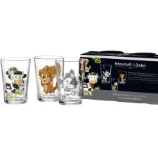 Ritzenhoff & Breker Trinkglas HOFTIERE 3er Set aus Glas