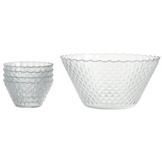 Ritzenhoff & Breker Schalen-Set LUISA 5-teilig aus Klarglas