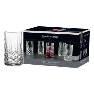 Ritzenhoff & Breker Longdrinkglas CAPRI 0,36 l 6 Stück