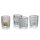 Ritzenhoff & Breker Teelichthalter SIENA 4er Set aus Glas