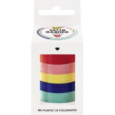 folia Satinbänder-Set RAINBOW farbig sortiert 5...