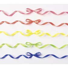 folia Satinbänder-Set NEON farbig sortiert 5...
