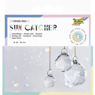 folia Kristalle Sun Catcher CRYSTAL TRIO 3 Stück