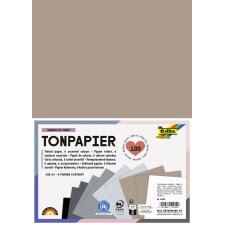 folia Tonpapier "Shades of Grey" DIN A4 130...