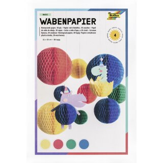 folia Wabenpapier BASIC 30-lagig 210 x 330 mm nassfest