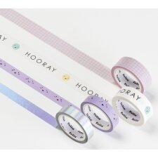 folia Deko-Klebeband Washi-Tape "HOTFOIL HAPPY...