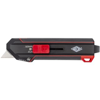 WEDO Cutter & Schaber 2-in-1 Premium Klinge: 19 mm schwarz/rot