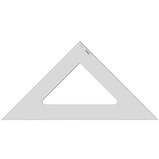 MINERVA Zeichendreieck Hypotenuse: 424 mm 45 Grad