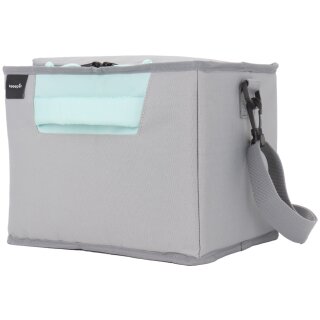 keeeper Isoliertasche "nea" Größe L grau/aquamarine