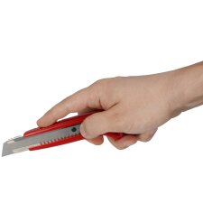 WESTCOTT Cutter PREMIUM Klinge: 9 mm rot/ schwarz
