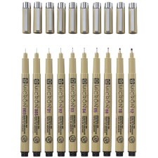 SAKURA Fineliner PIGMA MICRON 10er Etui schwarz