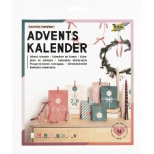 folia Adventskalender BOWTIFUL CHRISTMAS 72-teilig