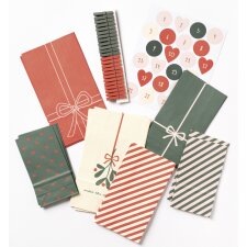 folia Adventskalender BOWTIFUL CHRISTMAS 72-teilig
